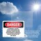 Signmission Flammable Liquids Attach Grounding And Bonding Danger Sign, Plastic, 10in W x 7in L, 2PK OS-2PACK-DS-P-710-L-2348 - alternate 3